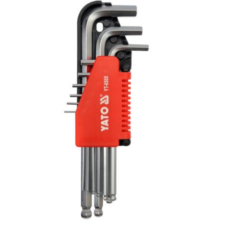 KLUCZE IMBUS.Z KUL.Cr-V 1,5-10 9el.   YATO